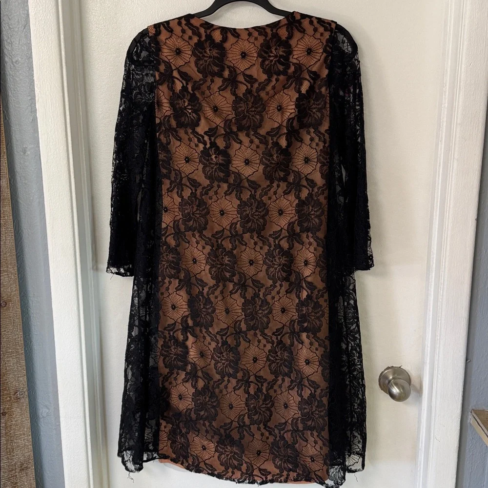 60s Eyelet Cocktail Dress - Picture 3 of 9